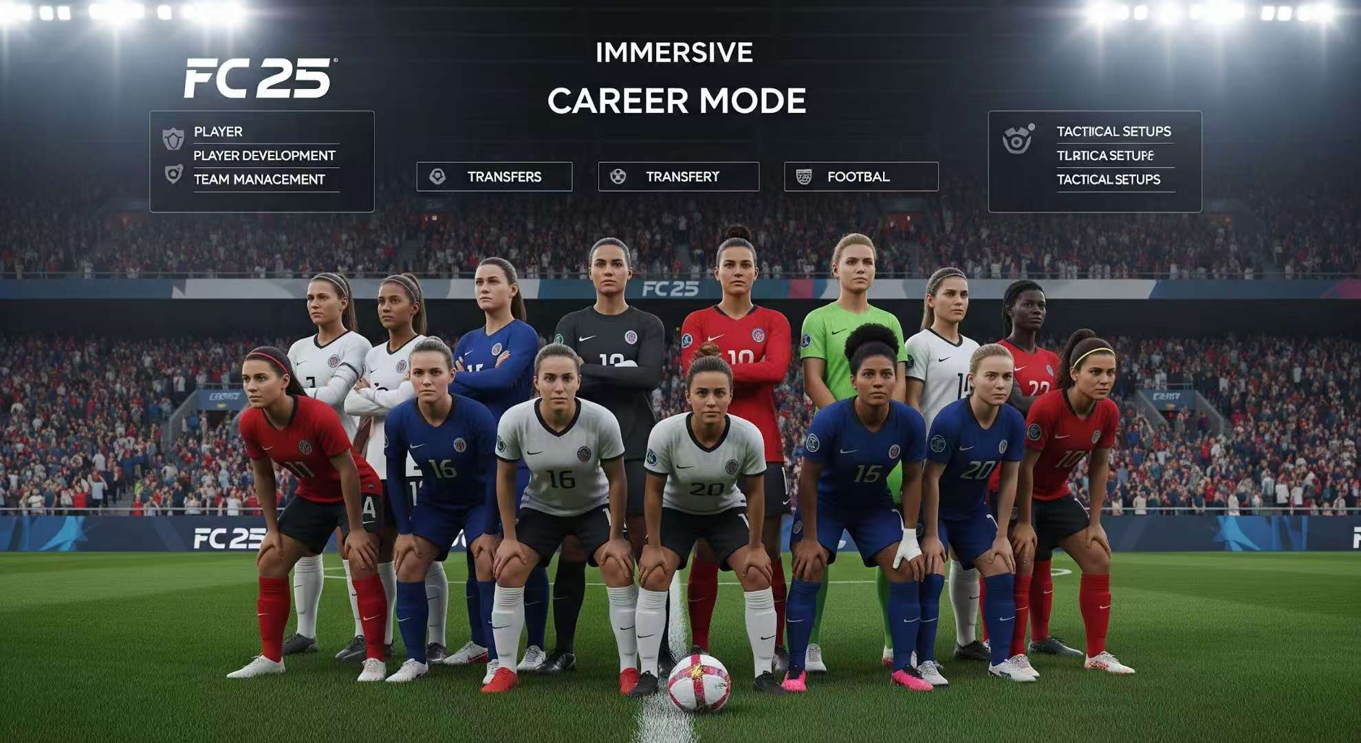 Plongez dans le mode Carrière d’EA Sports FC 25 avec les équipes féminines ! Gérez un club, développez des talents ou incarnez une joueuse dans une expérience immersive et réaliste.