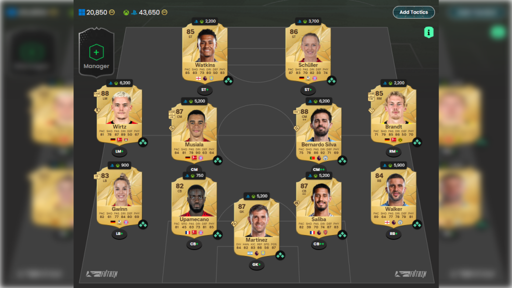 Best 50k Squad in FC 25 Ultimate Team