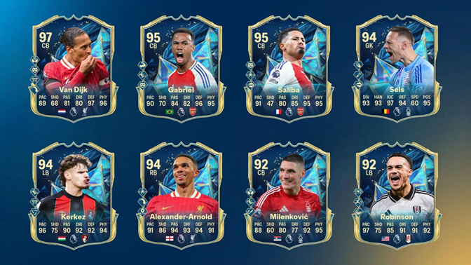 Premier League TOTS Defenders