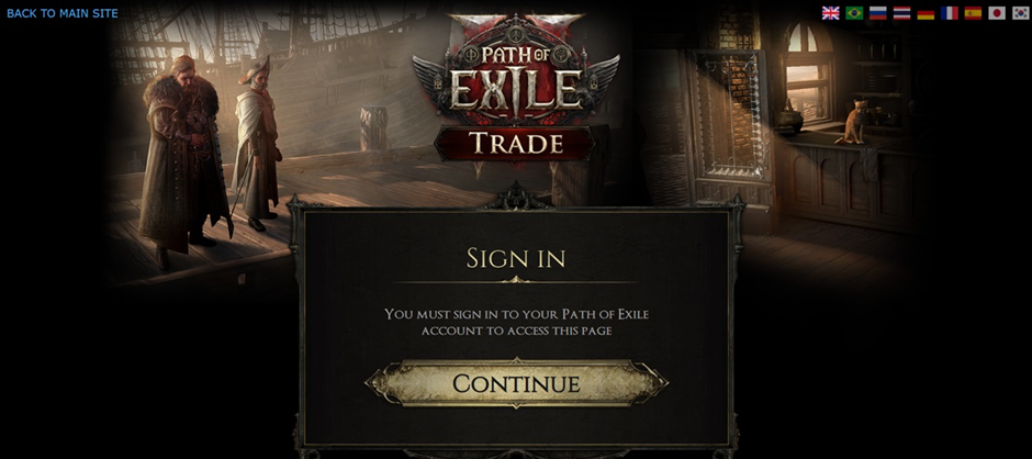 Using The Official Trade Site