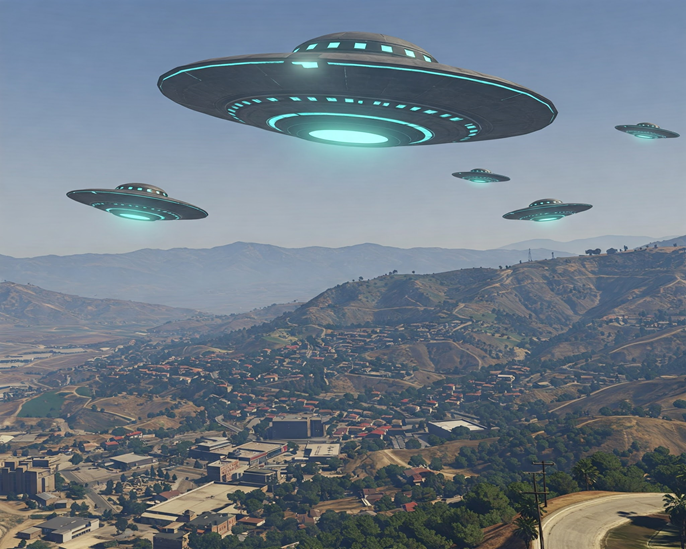 Les OVNIS dans Los Santos
