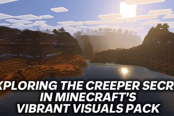 Creeper Secret in Minecraft’s Vibrant Visuals Pack