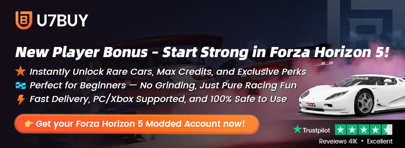 Buy modded Forza 5 account at U7BUY.