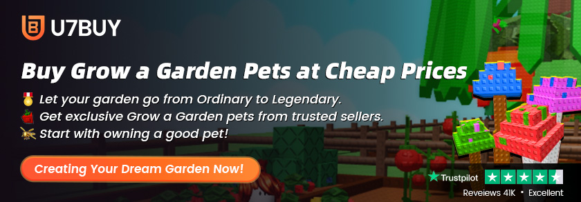 Buy Grow a Garden pets at cheap prices on U7BUY.