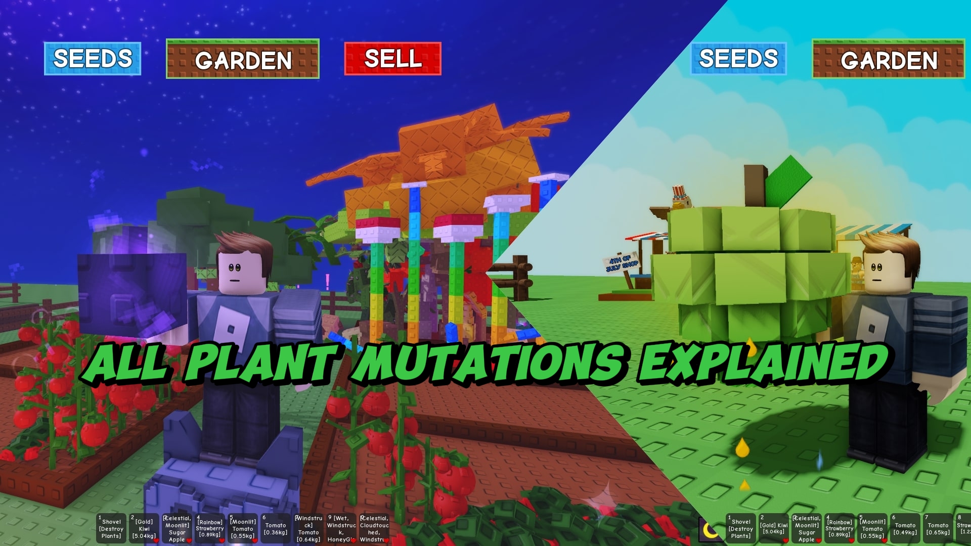 Grow a Garden: All Plant Mutations