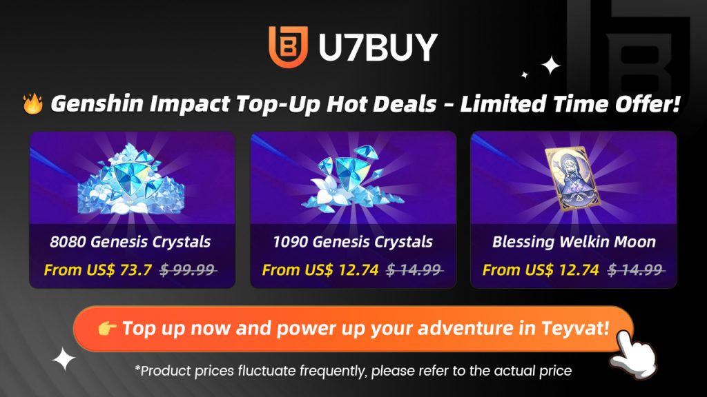 Buy Genshin Genesis crystals from us