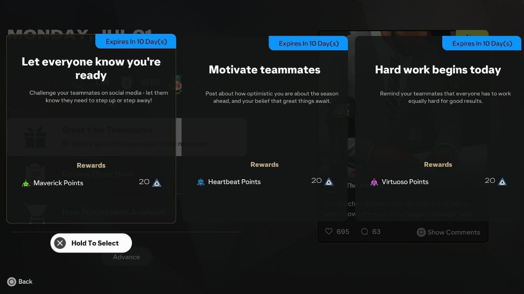 Personality Tier System from FC 25