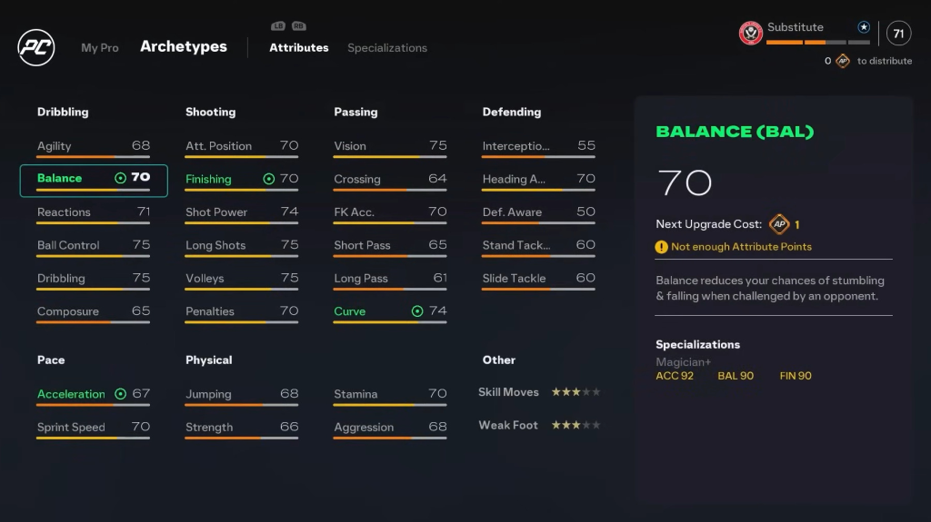 FC 26 Player Archetype